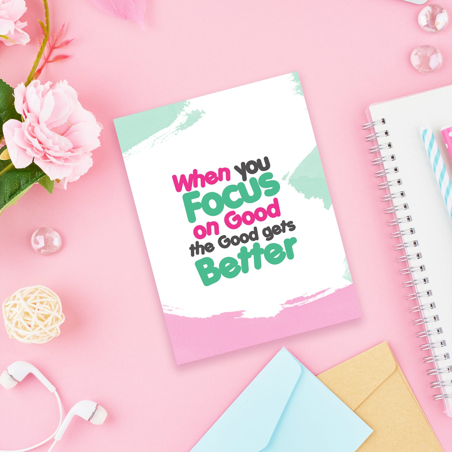 Good gets better - Journaling card