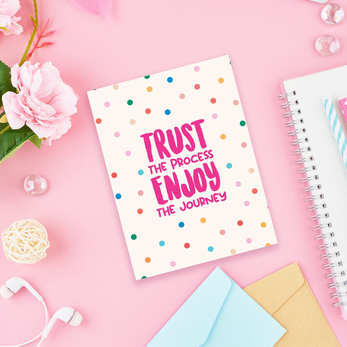 Trust the process - Journaling card