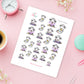 Cutie pie sticker set