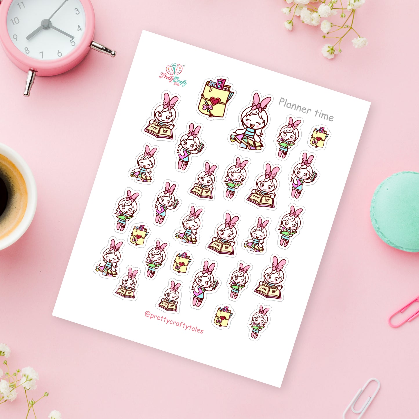 Cutie pie sticker set