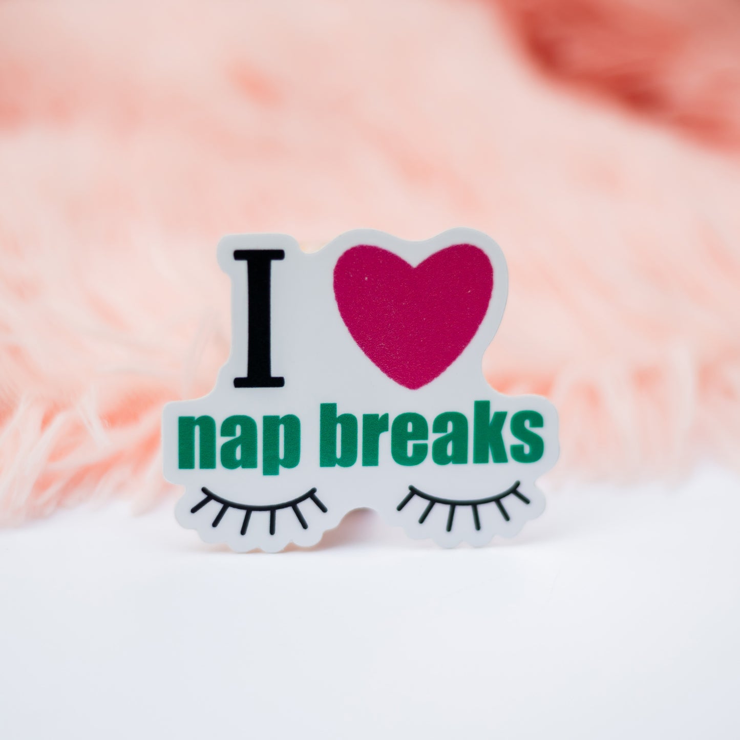 Nap breaks - Laptop/Mobile sticker - waterproof sticker