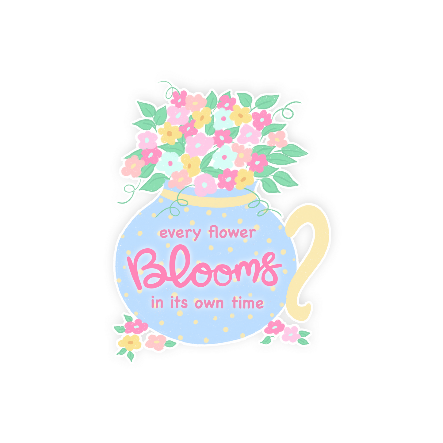 Bloom - Laptop/Mobile sticker - waterproof sticker