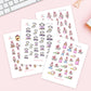 Cutie pie sticker set