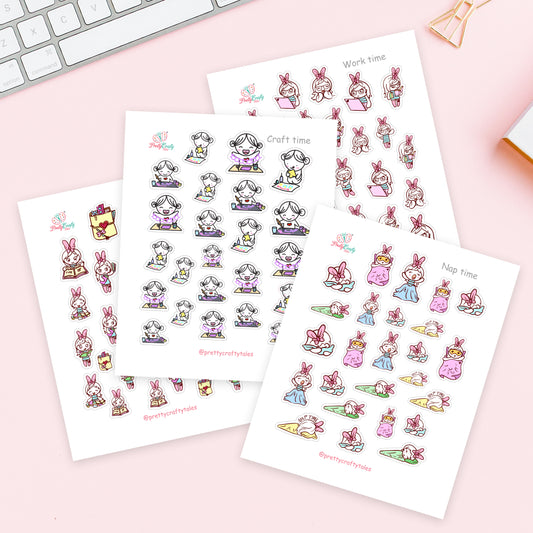 Cutie pie sticker set