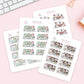 Flatlay sticker set