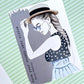 Women themed cards - printed elements