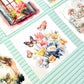 Sticker pack - Windows and florals - Transparent