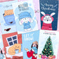 Winter Wishes Set of 9 cards