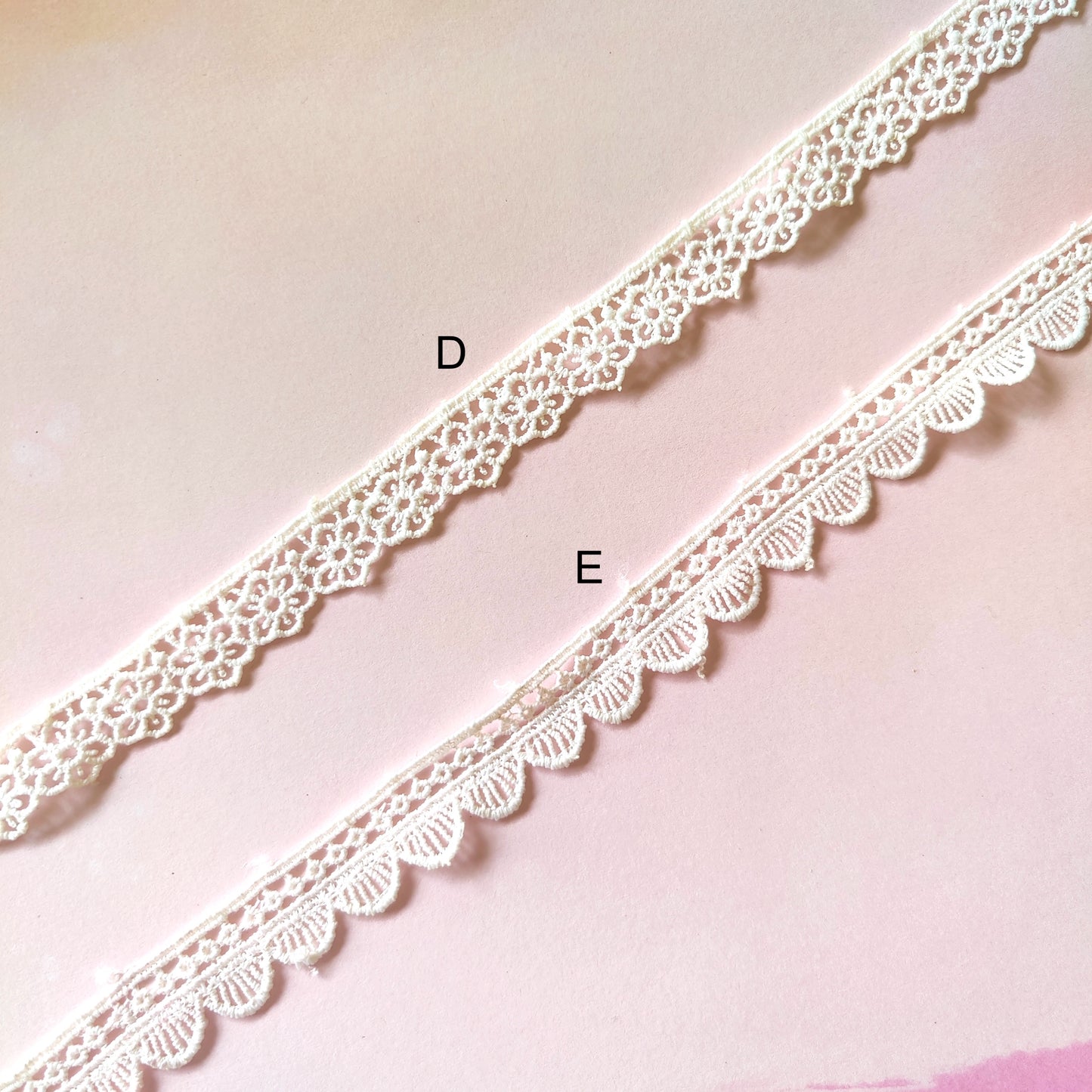 Laces - White D, E