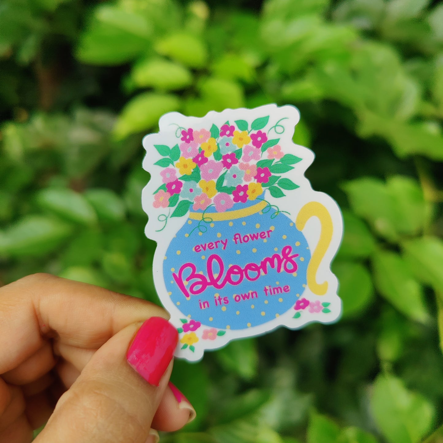 Bloom - Laptop/Mobile sticker - waterproof sticker