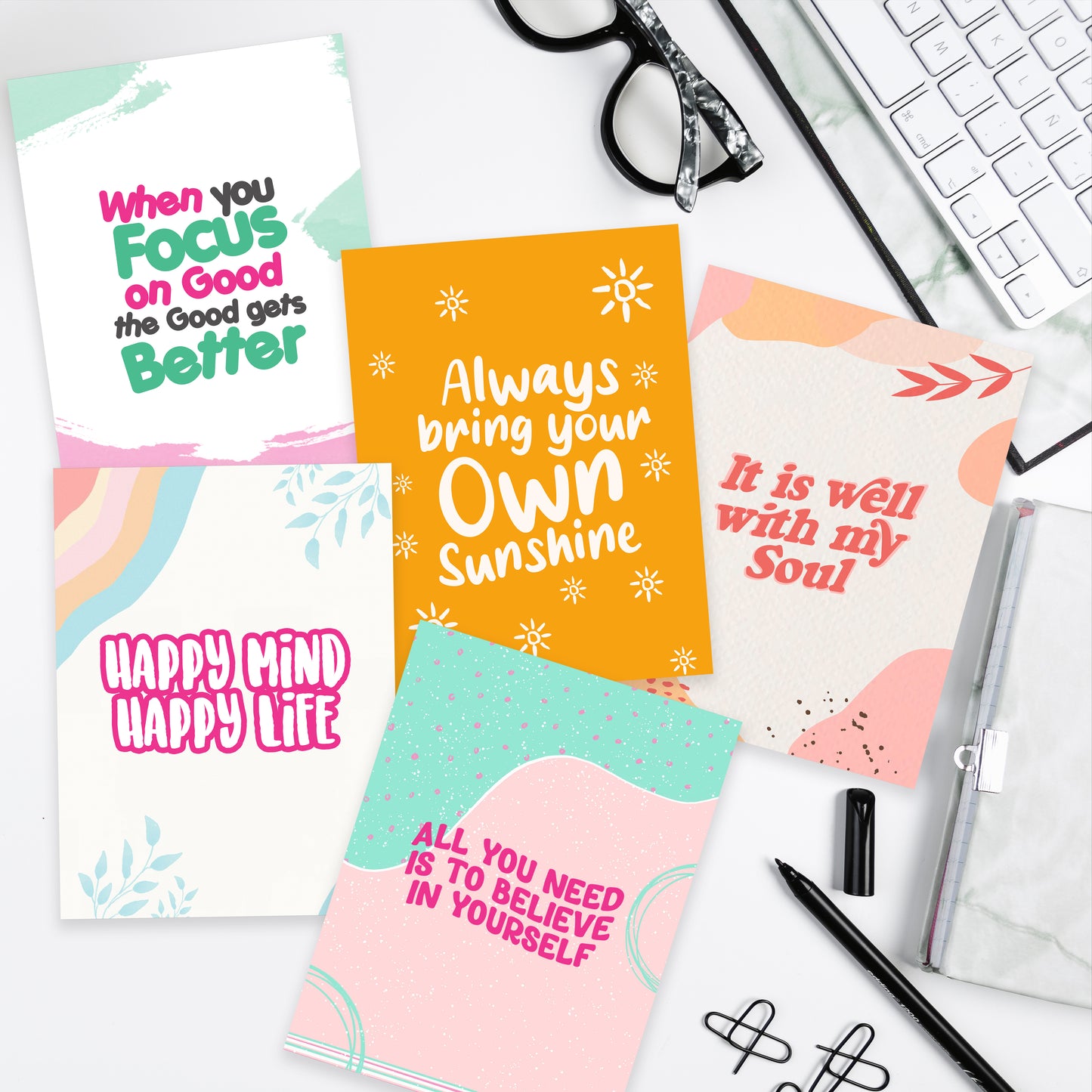 Journaling cards - set of 14